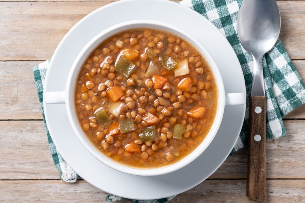 sopa de lentilha