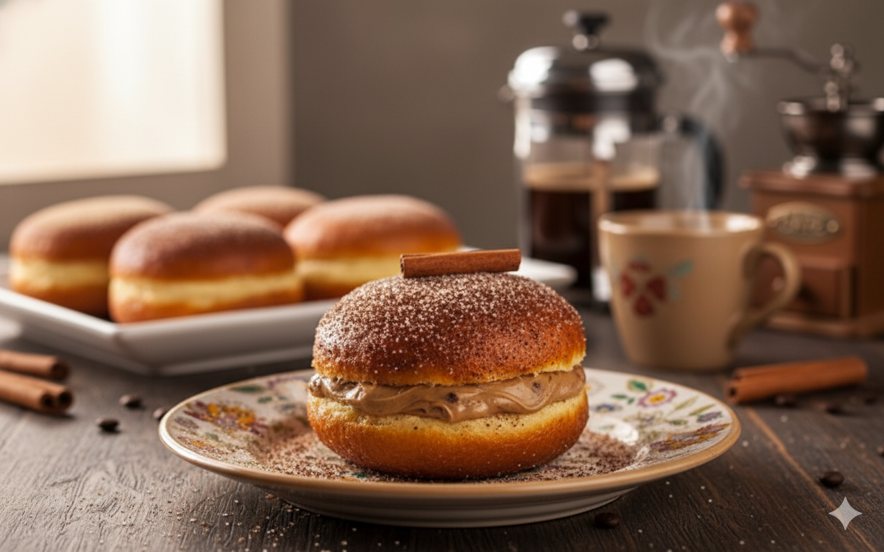 Receita de Sonho de Café Fácil e Fofinho [Doce de Padaria em Casa]